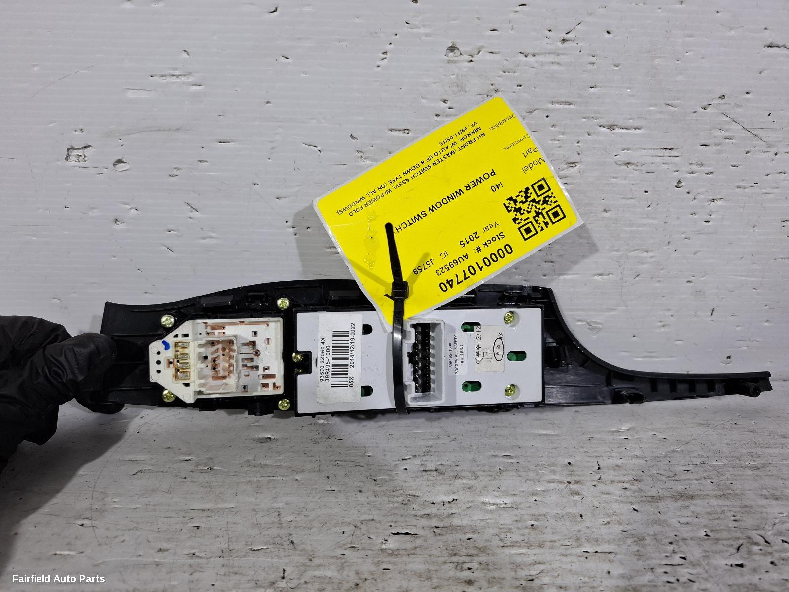 2011-2015 Hyundai I40 Pwr Dr Wind Switch