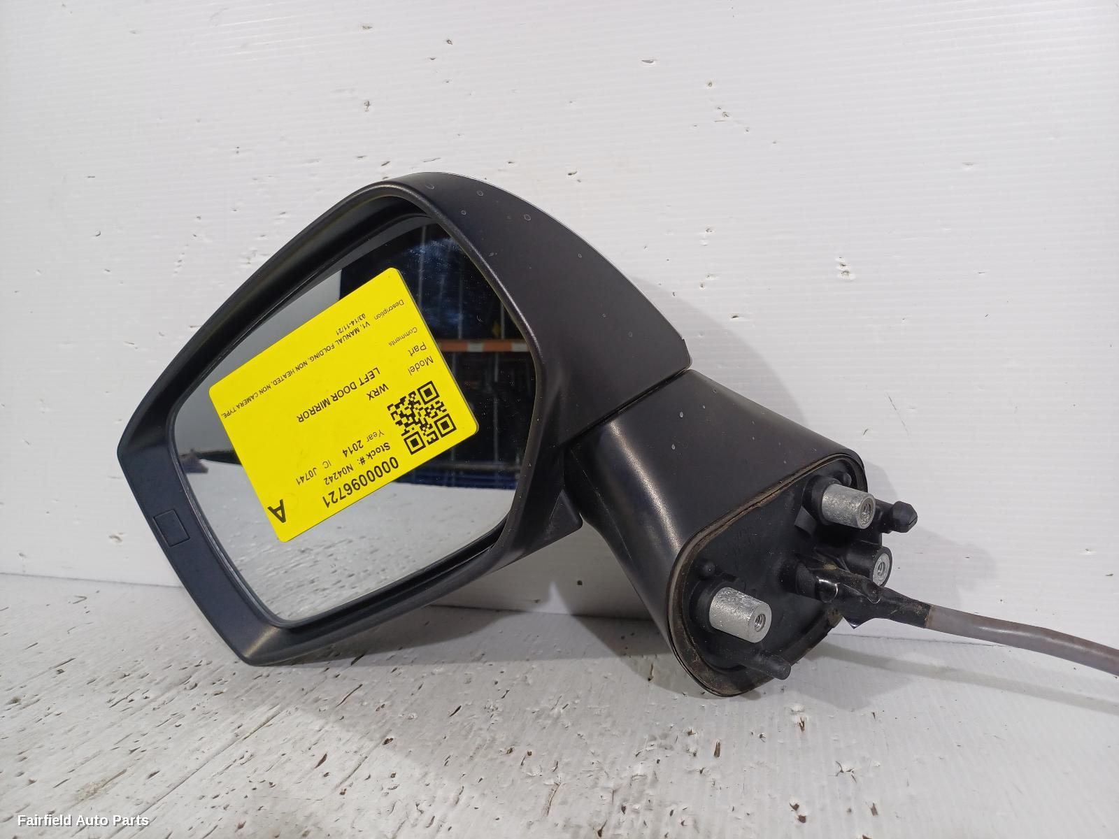 2014-2021 Subaru Wrx Left Door Mirror