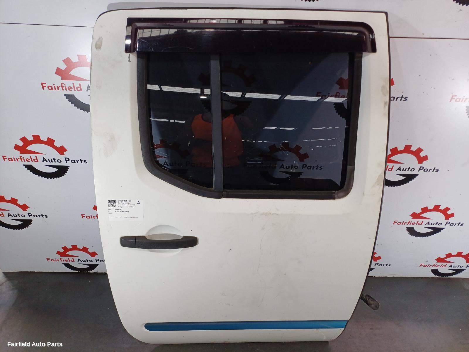 2005-2015 Nissan Navara Right Rear Door Sliding