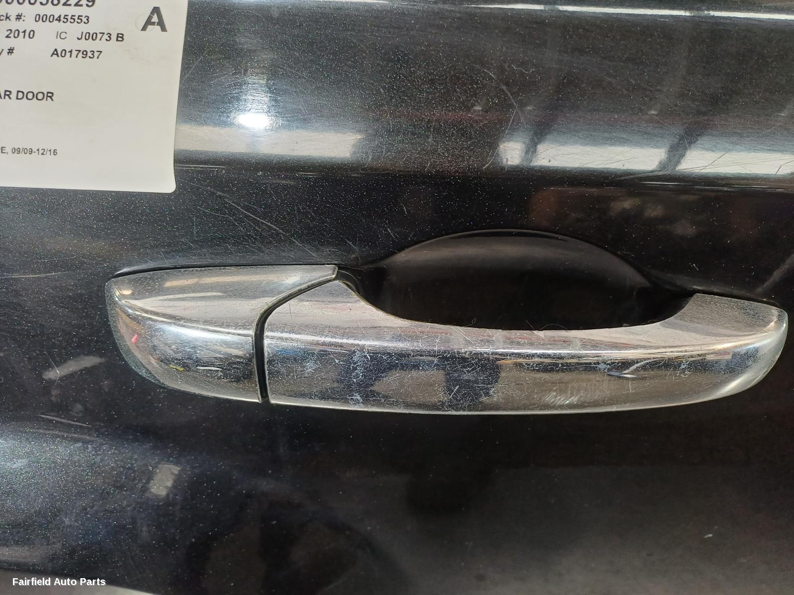 2009-2016 Jeep Patriot Right Rear Door Sliding