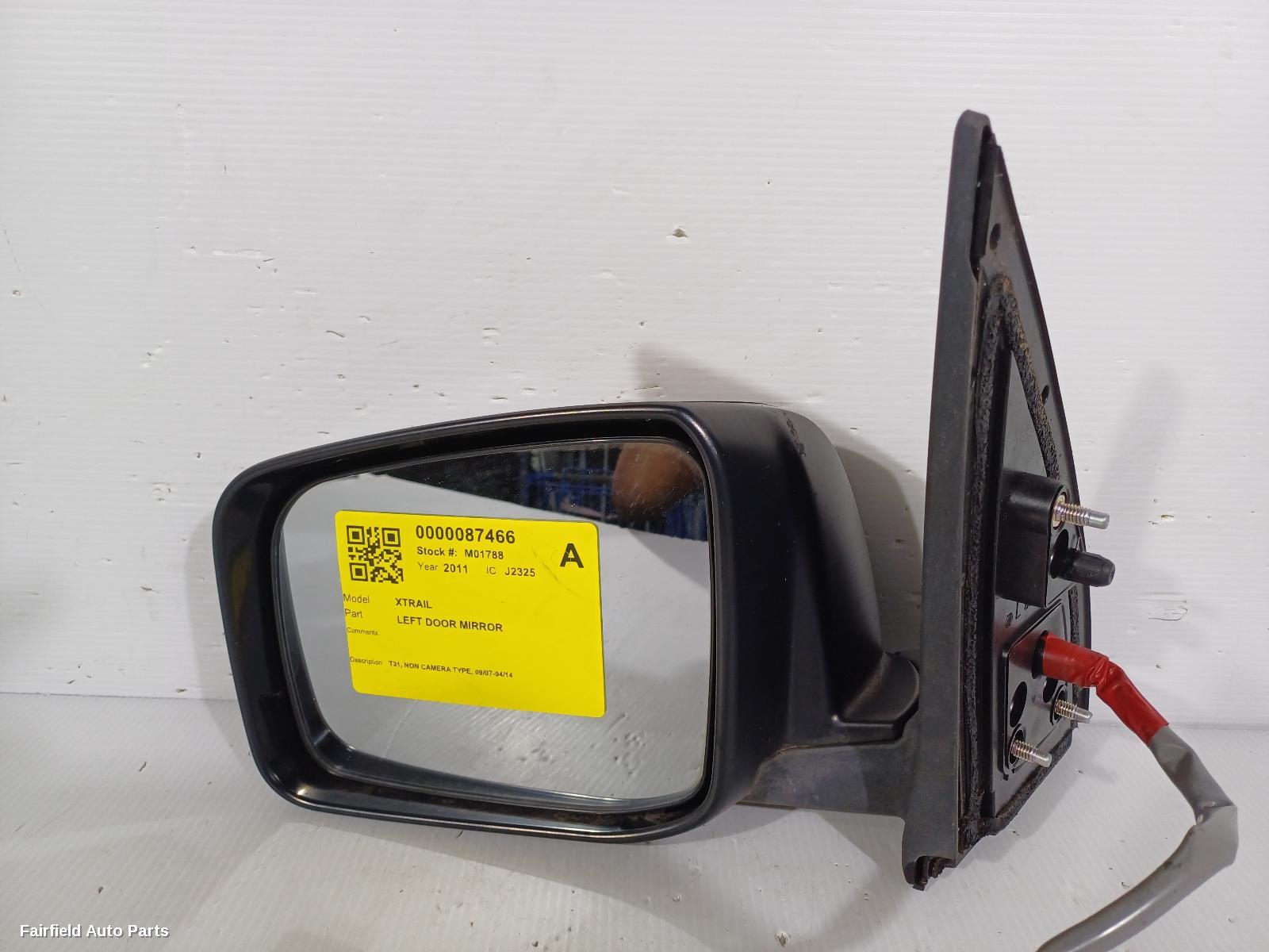 2007-2014 Nissan Xtrail Left Door Mirror