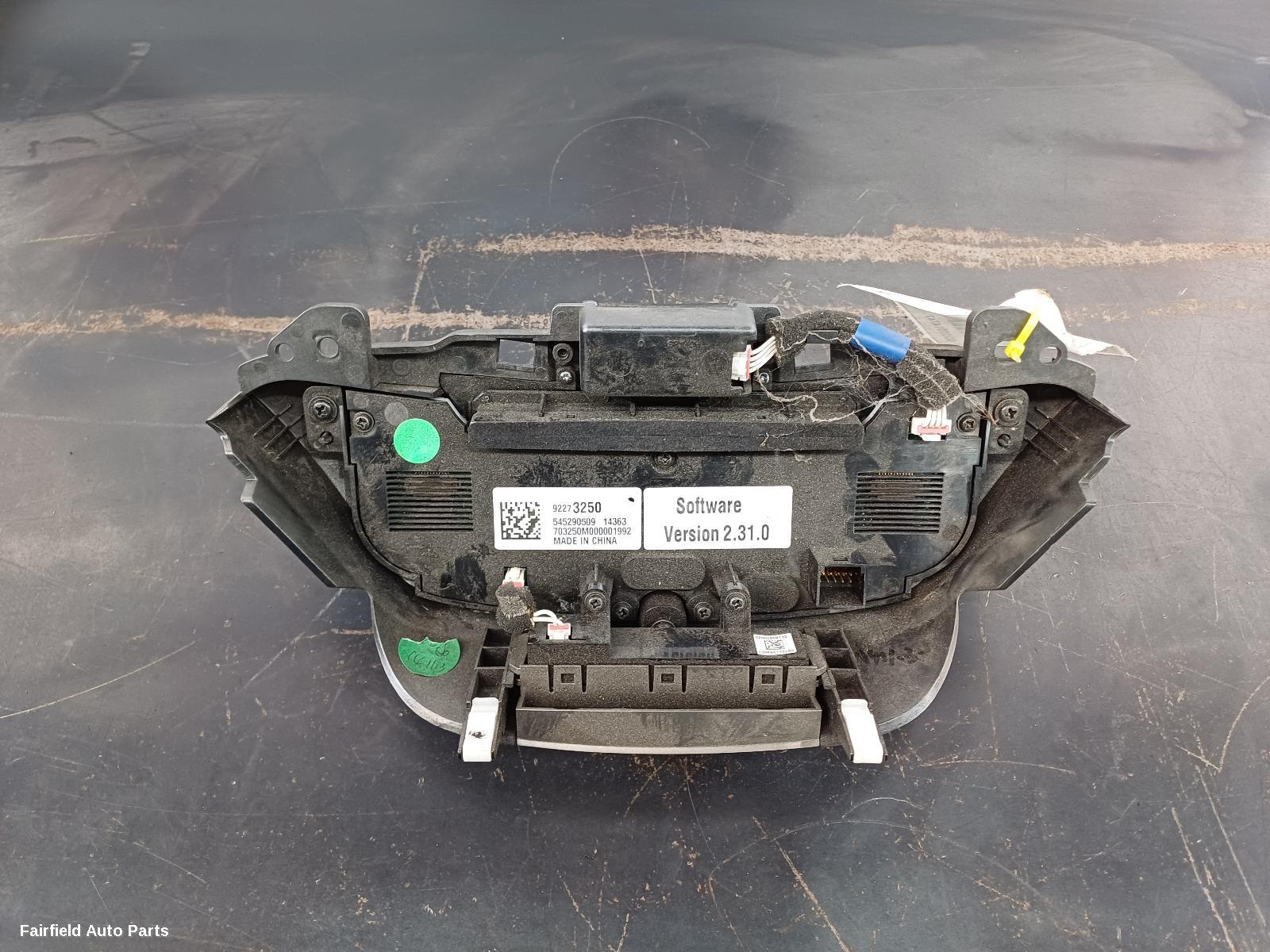2013-2017 Holden Commodore Heater Ac Controls