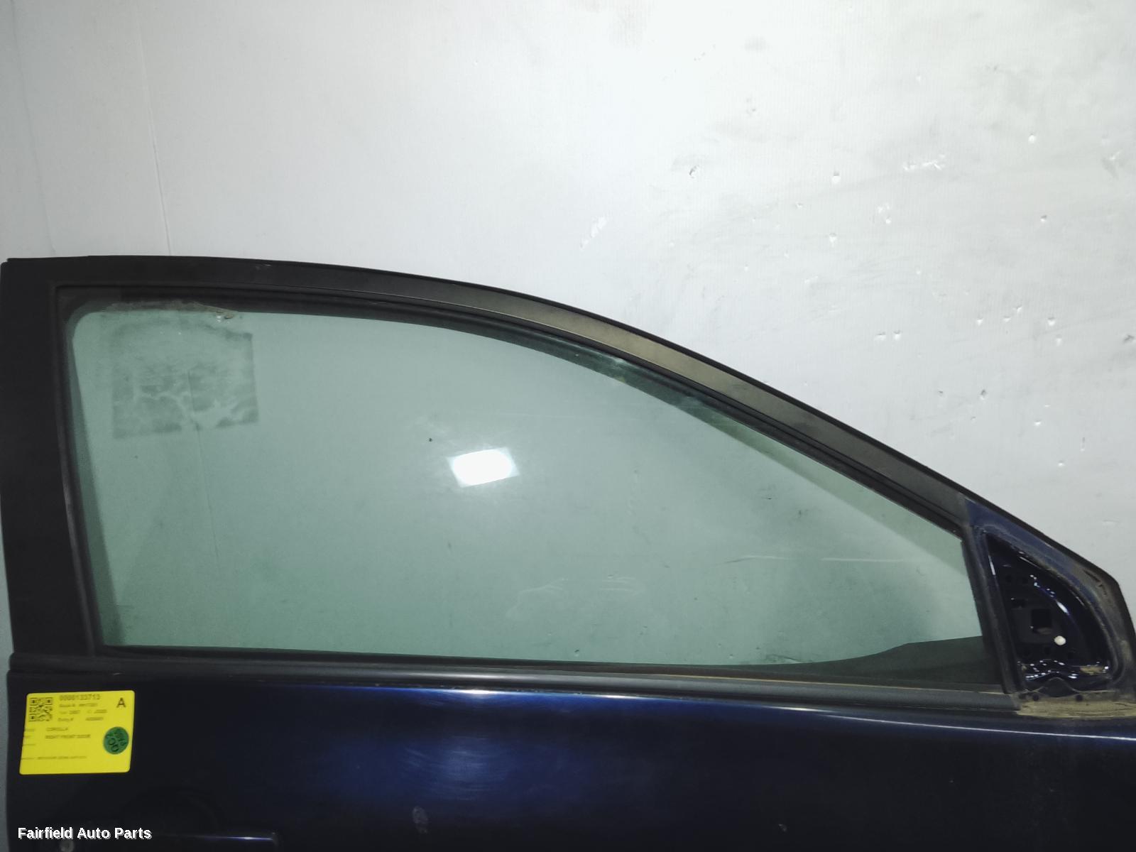 2007-2013 Toyota Corolla Right Front Door