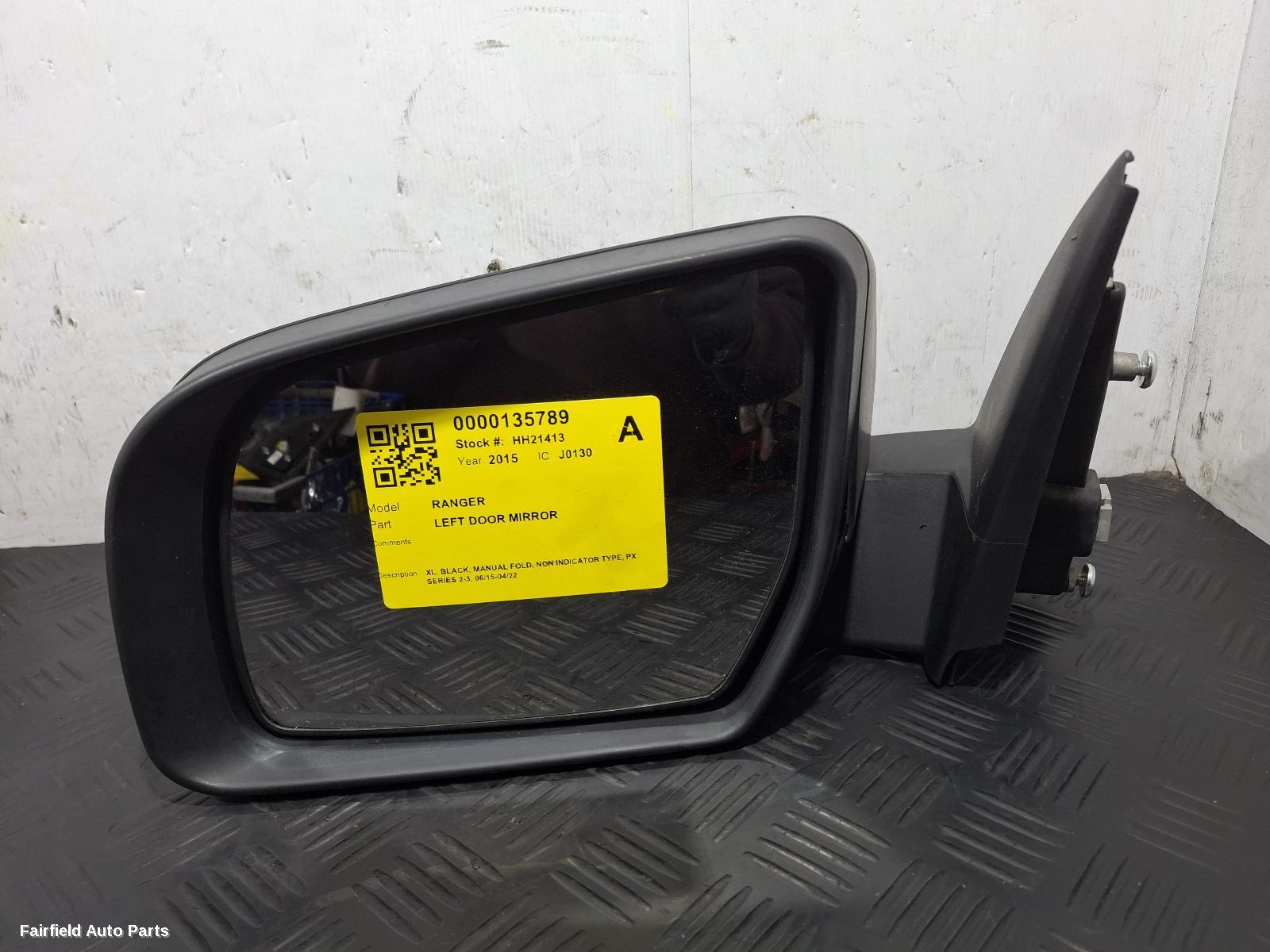 2015-2022 Ford Ranger Left Door Mirror