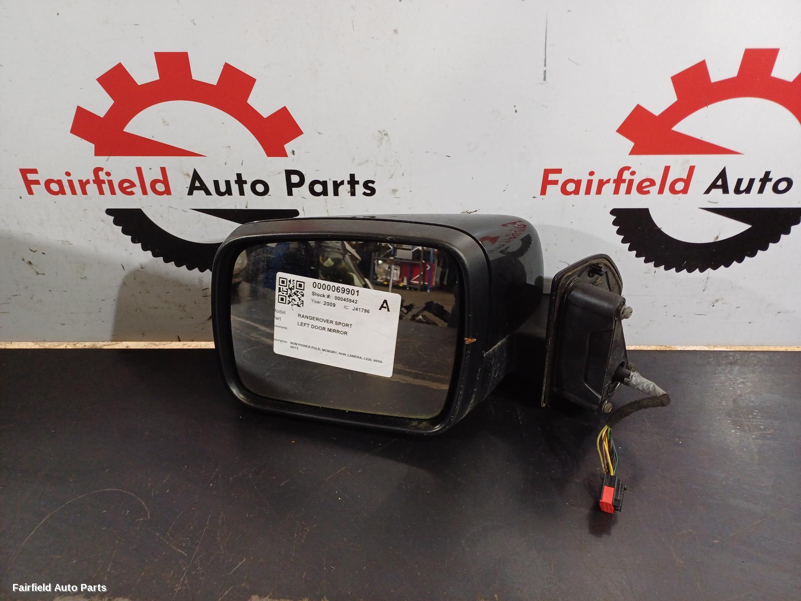 2009-2013 Land Rover Rangerover Sport Left Door Mirror