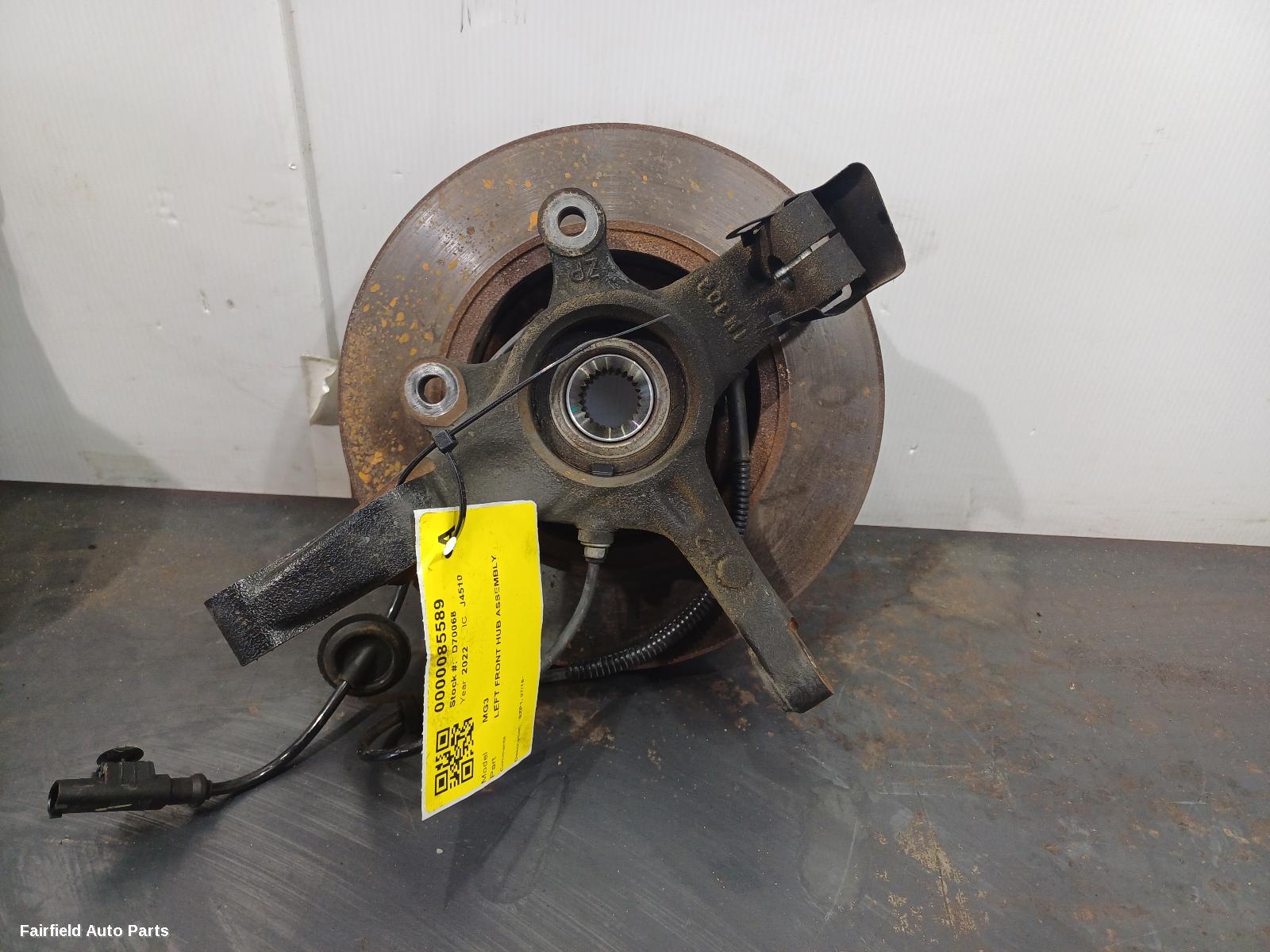 2016-2024 Mg Mg3 Left Front Hub Assembly