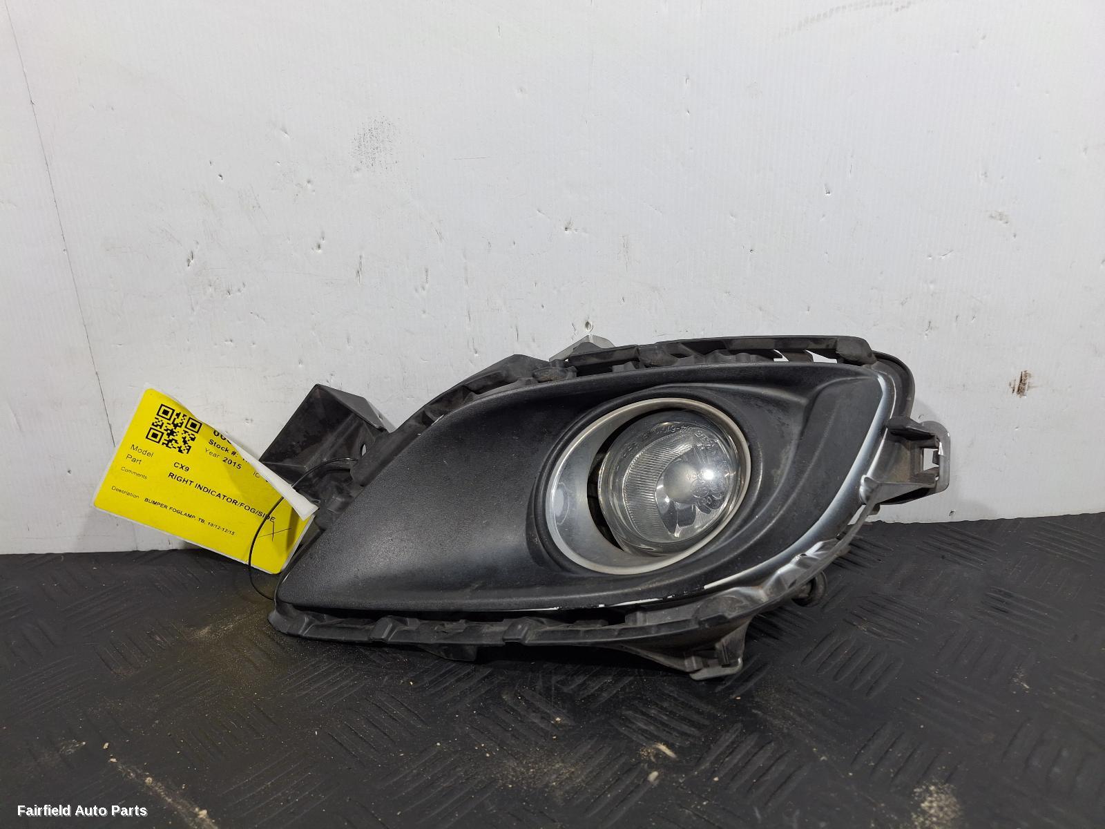 2012-2015 Mazda Cx9 Right Indicator Fog Side