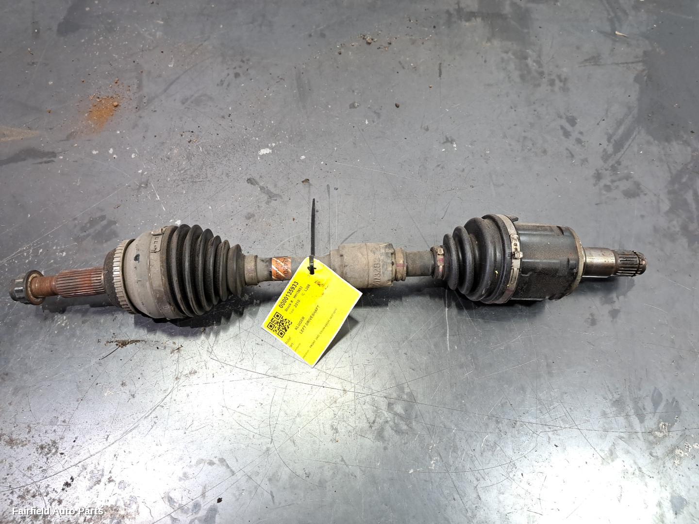 2007-2014 Toyota Kluger Left Driveshaft
