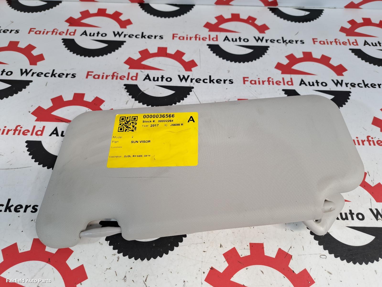2014-2026 Mazda 2 Sunvisor