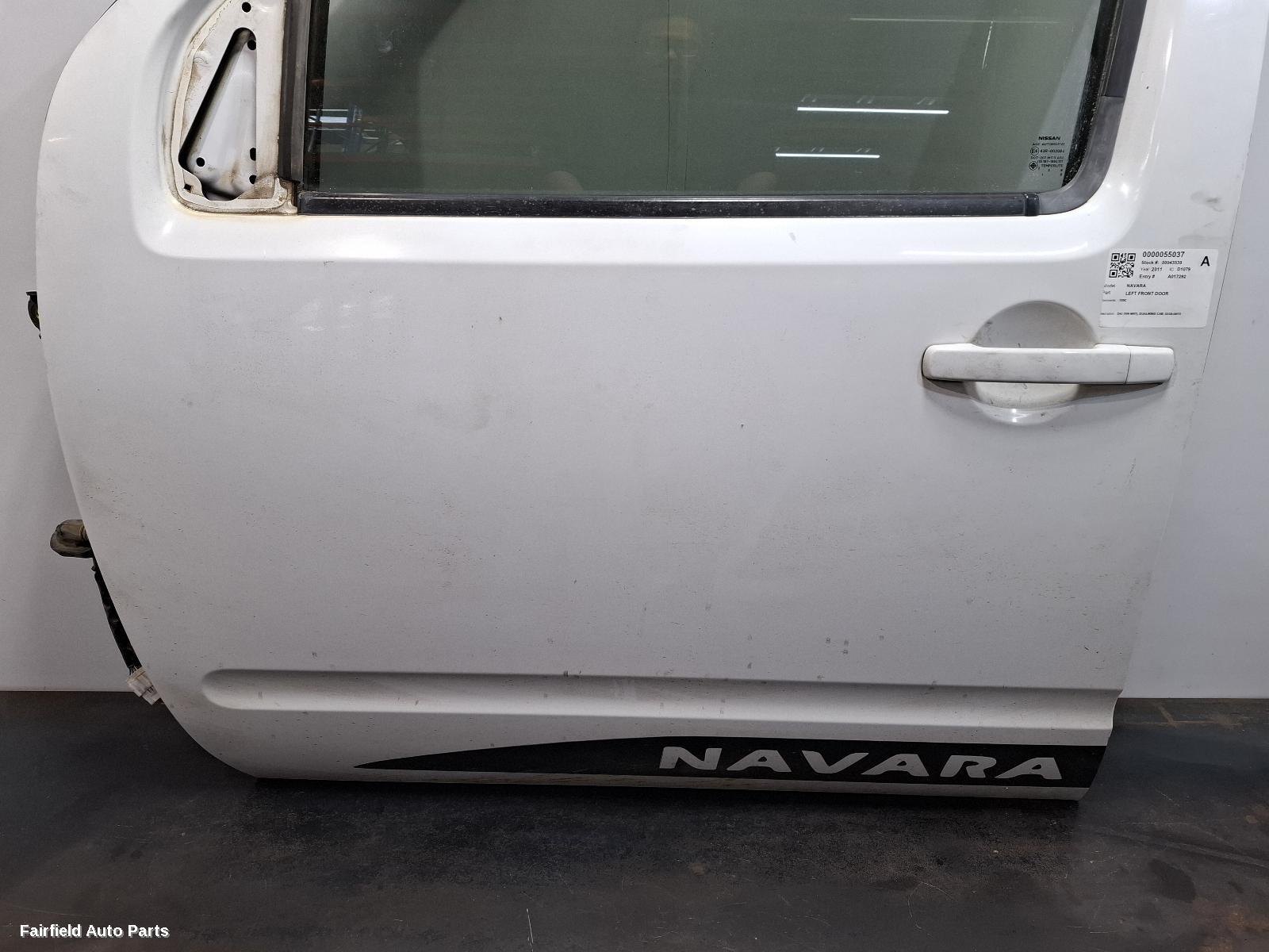 2008-2015 Nissan Navara Left Front Door