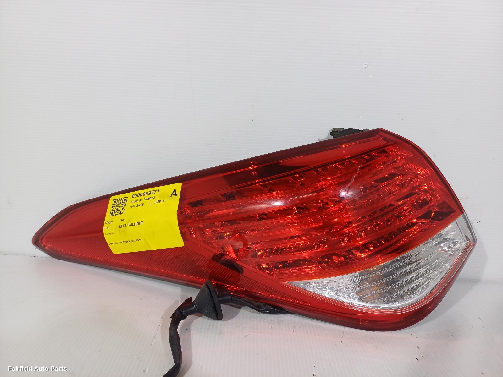 2012-2015 Hyundai I40 Left Taillight