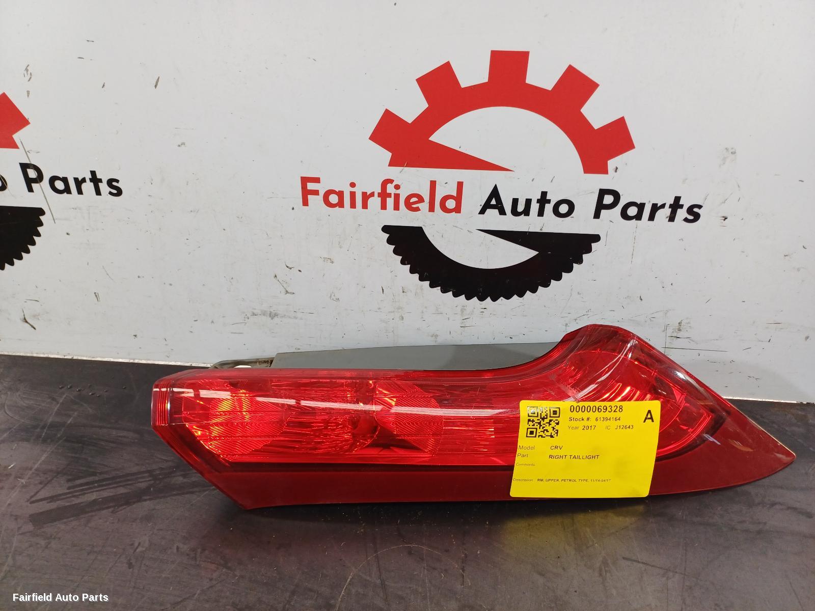 2014-2017 Honda Crv Right Taillight