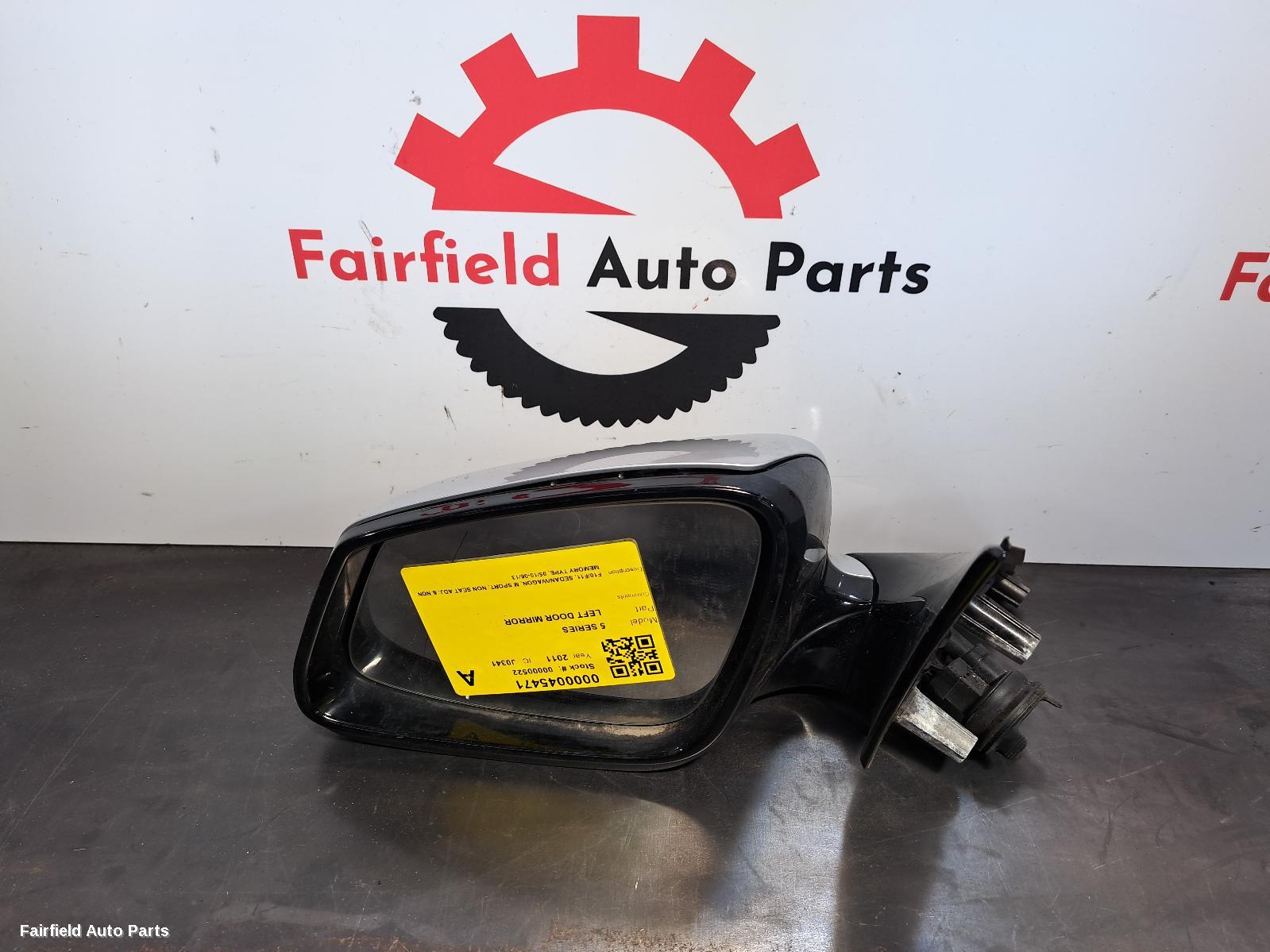 2010-2013 Bmw 5 Series Left Door Mirror