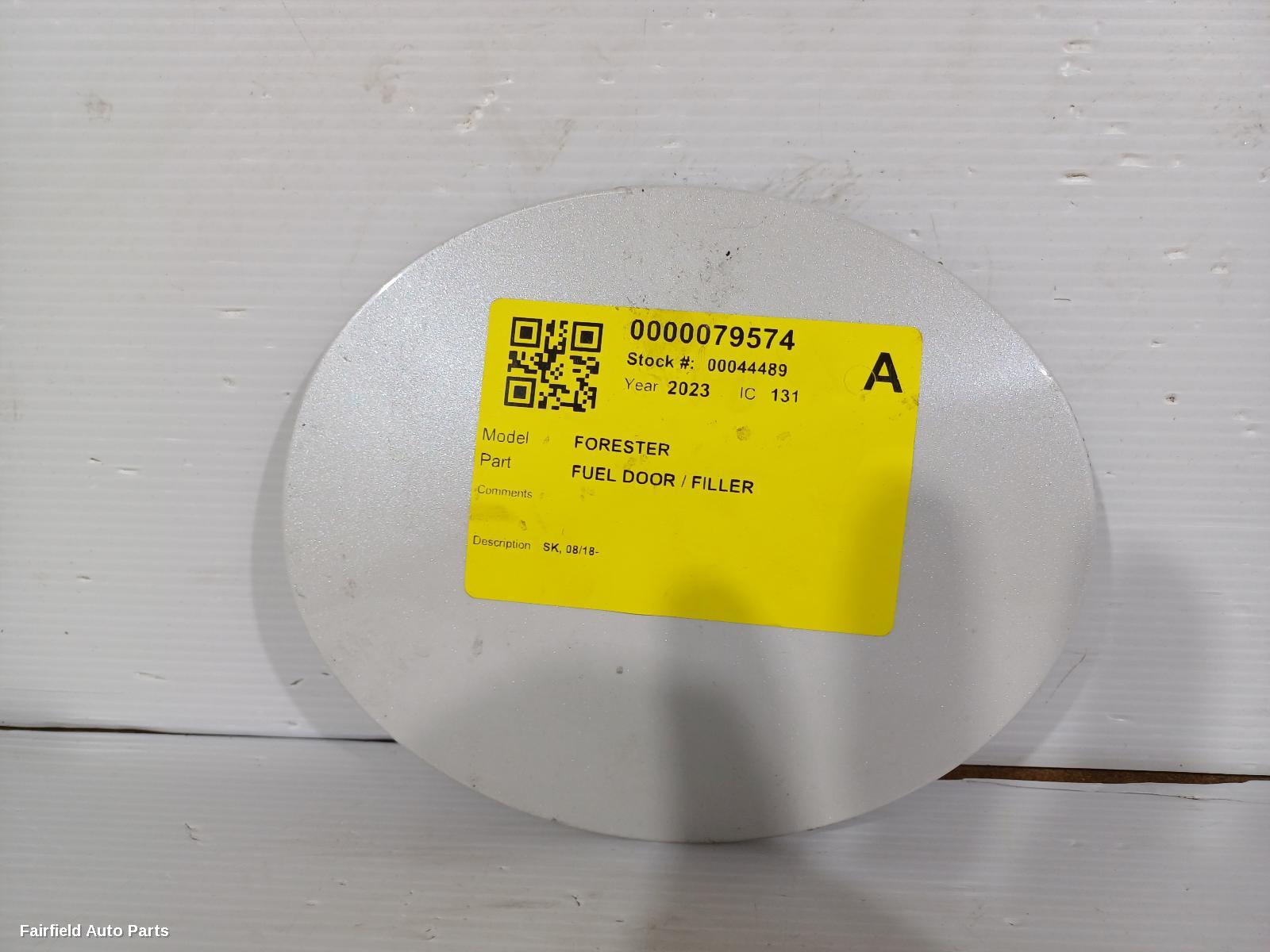 2018-2024 Subaru Forester Fuel Door   Filler