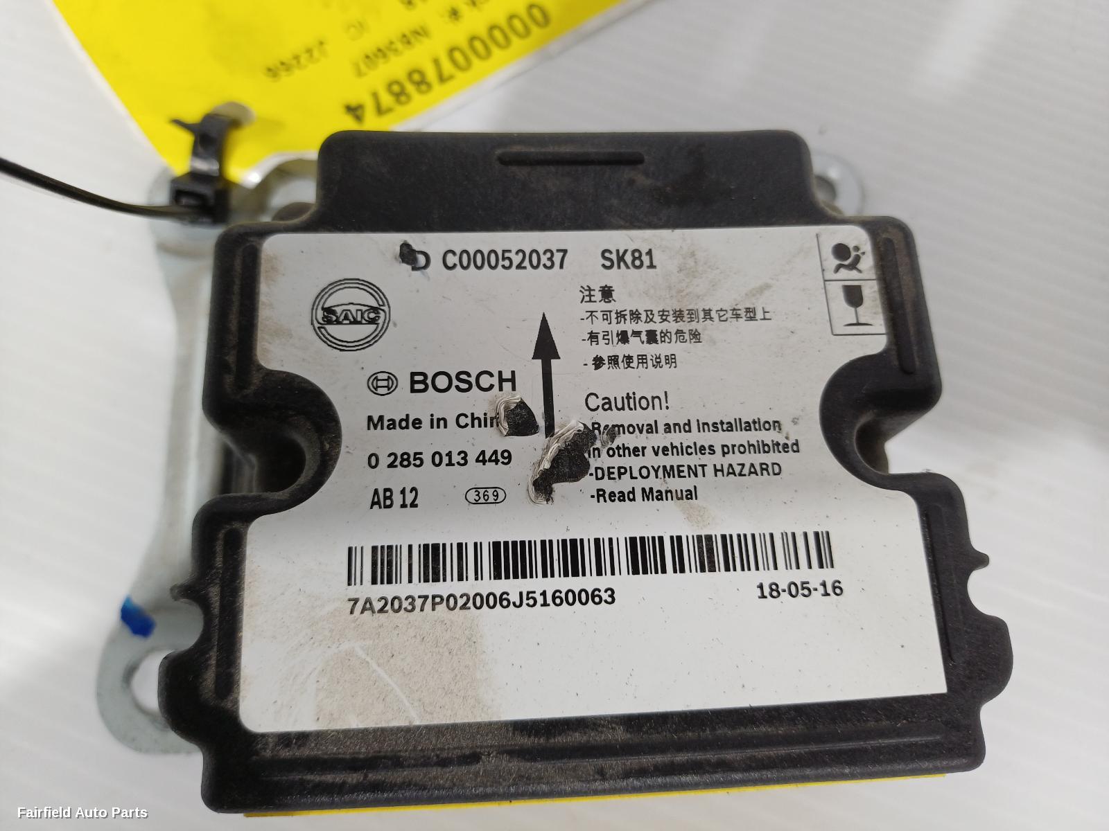 2017-2024 Ldv T60 Airbag Module Sensor