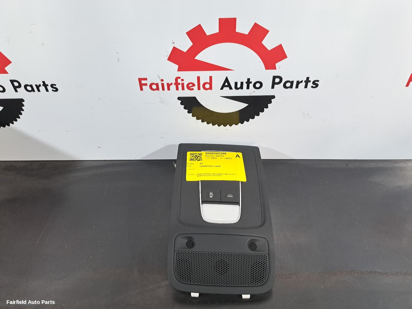 2013-2016 Audi A3 Courtesy Light