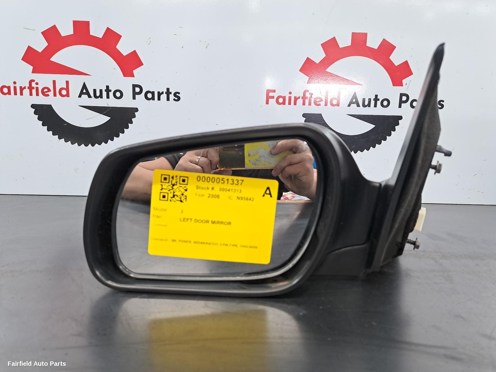 2003-2009 Mazda 3 Left Door Mirror
