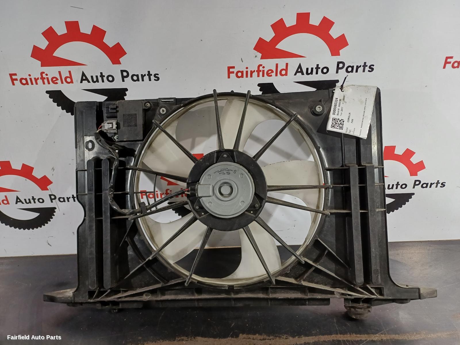 2012-2018 Toyota Corolla Fan