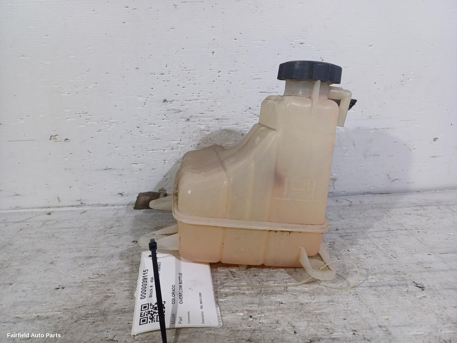2012-2020 Holden Colorado Overflow Bottle