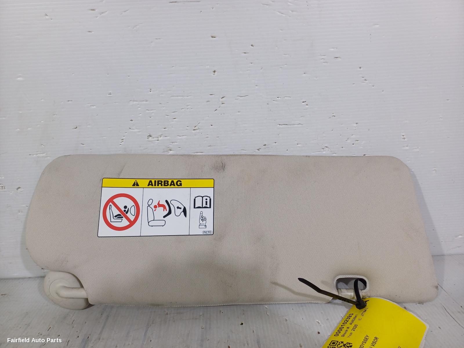 2014-2022 Honda Odyssey Sunvisor