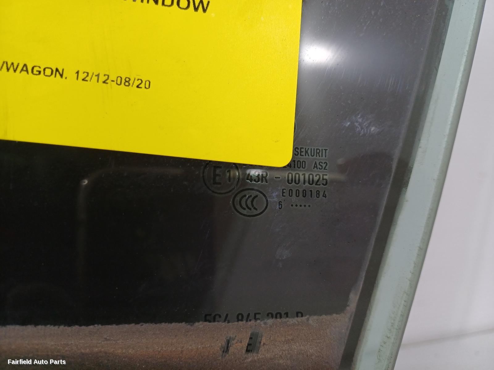 2012-2020 Volkswagen Golf Left Front Door Window