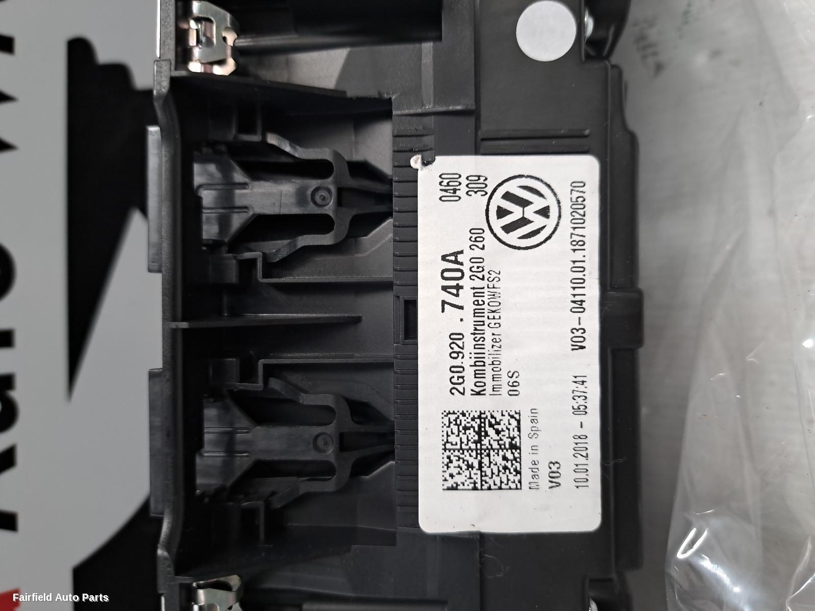 2018-2022 Volkswagen Polo Instrument Cluster