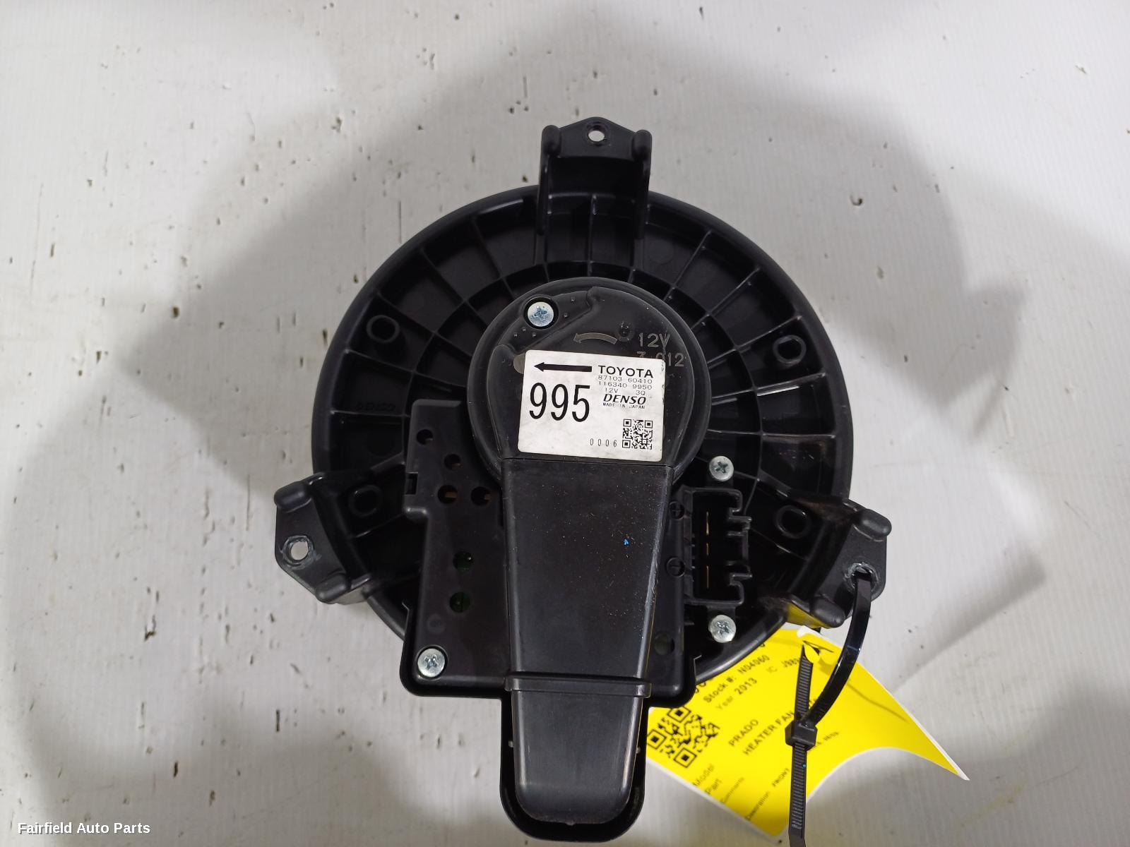 2009-2023 Toyota Prado Heater Fan Motor