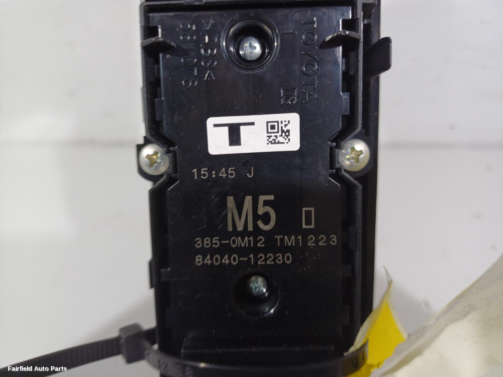 2021-2024 Toyota Camry Pwr Dr Wind Switch
