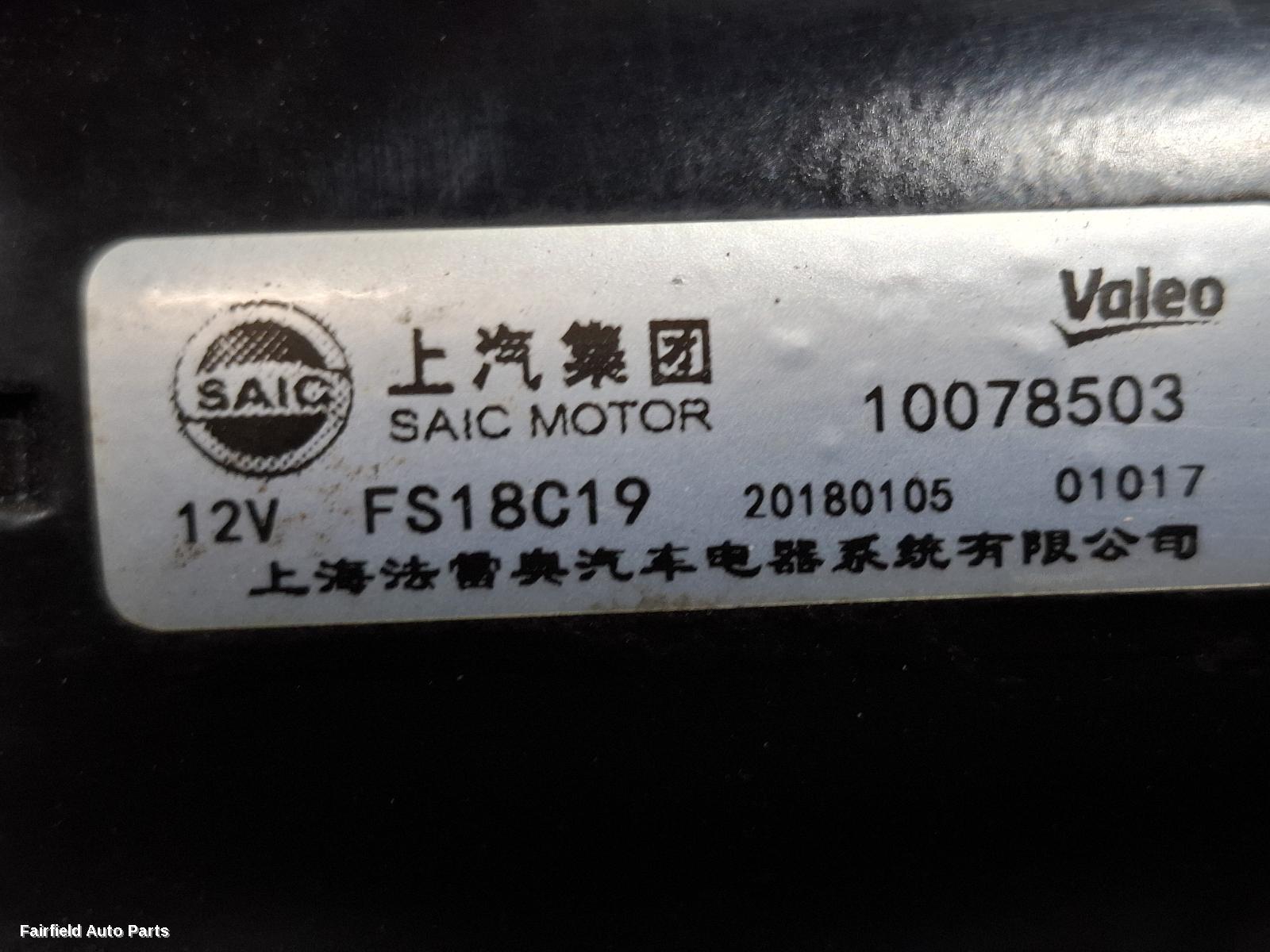 2017-2024 Mg Zs Starter