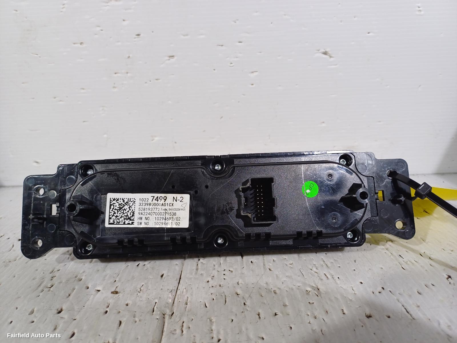 2017-2024 Mg Zs Heater Ac Controls