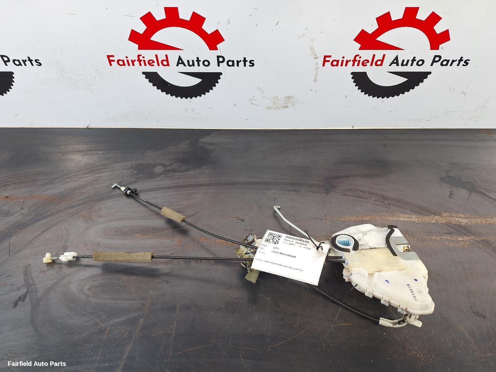 2009-2011 Honda City Door Boot Gate Lock