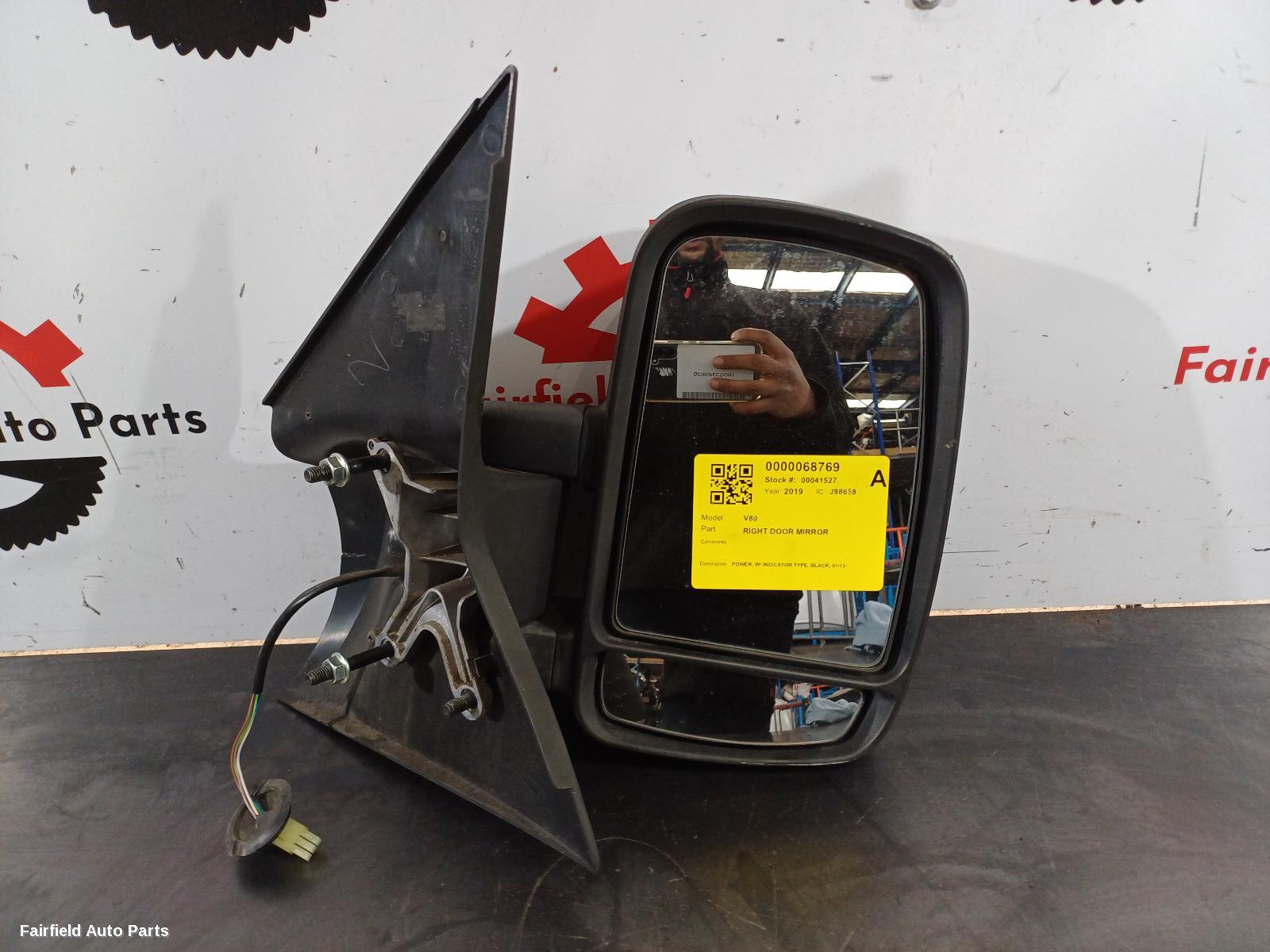 2013-2023 Ldv V80 Right Door Mirror