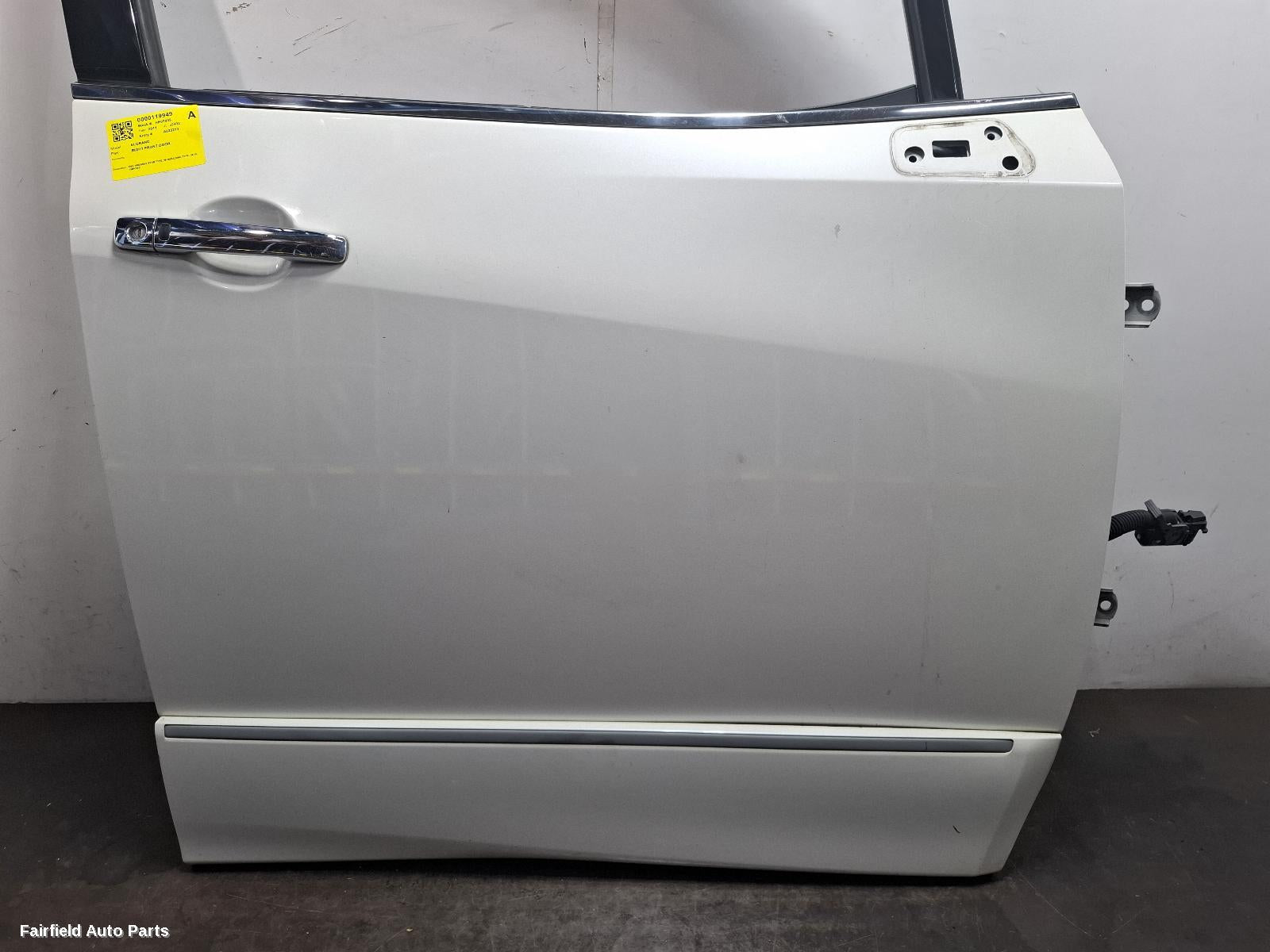 2010-2022 Nissan Elgrand Right Front Door