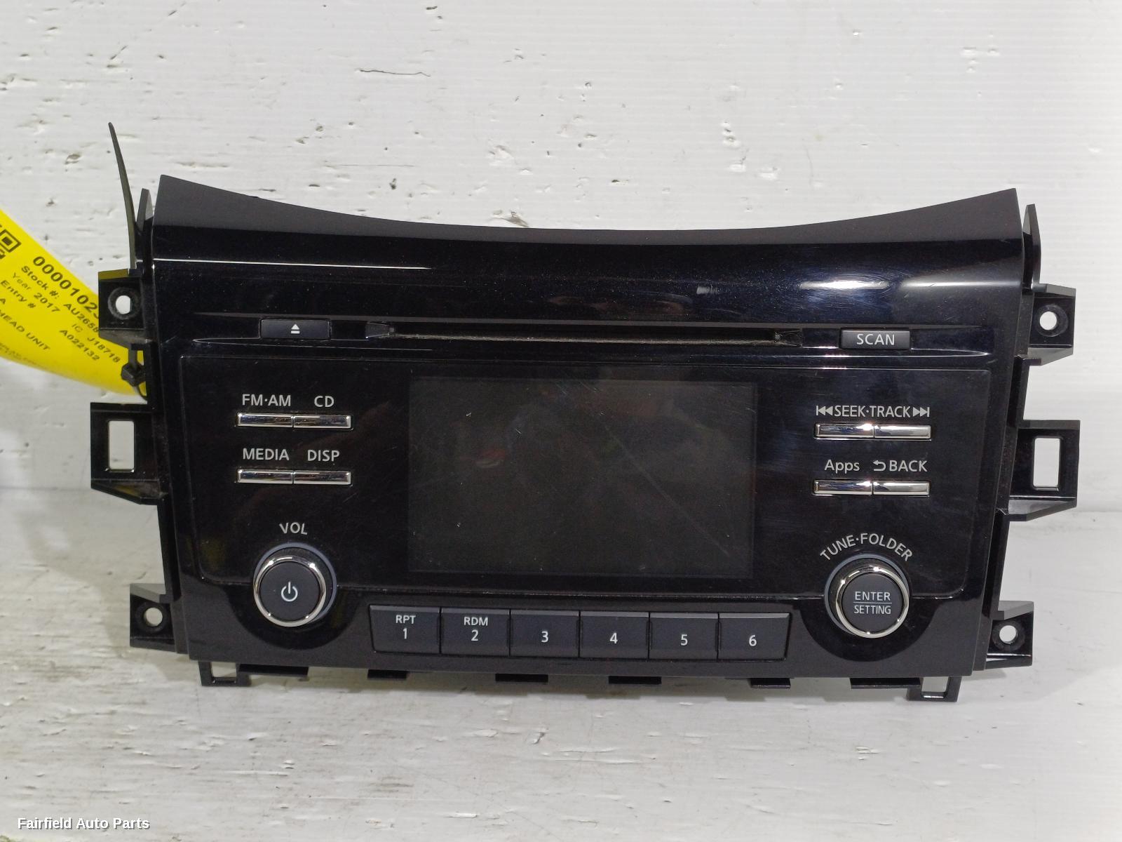 2015-2020 Nissan Navara Radio Cd Dvd Sat Tv