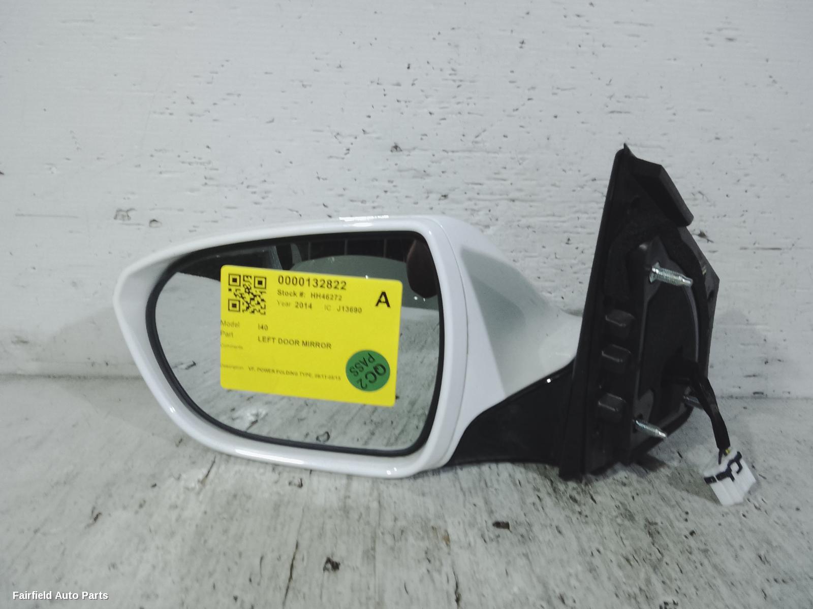 2011-2015 Hyundai I40 Left Door Mirror