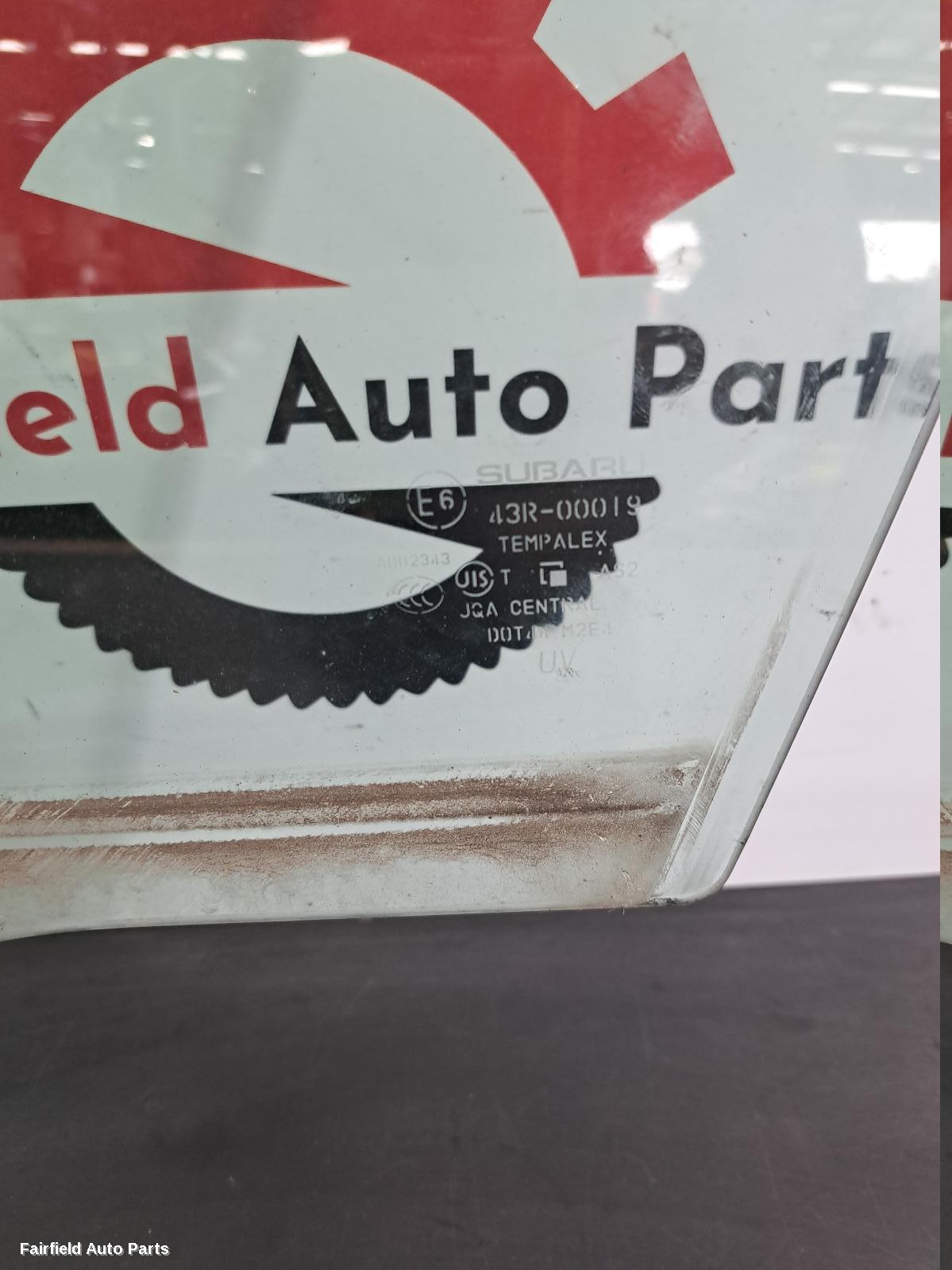 2007-2013 Subaru Impreza Left Front Door Window