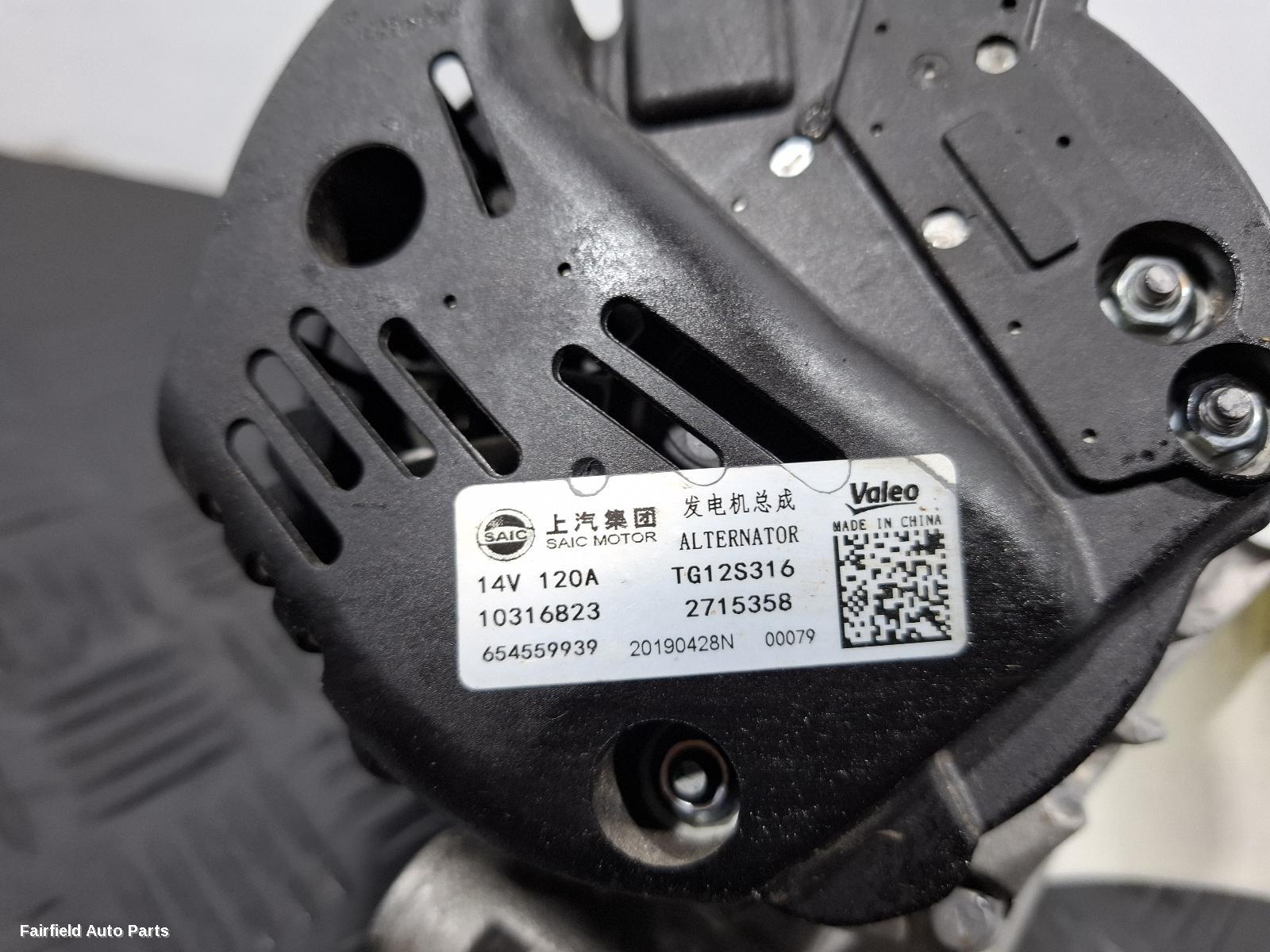 2016-2024 Mg Mg3 Alternator