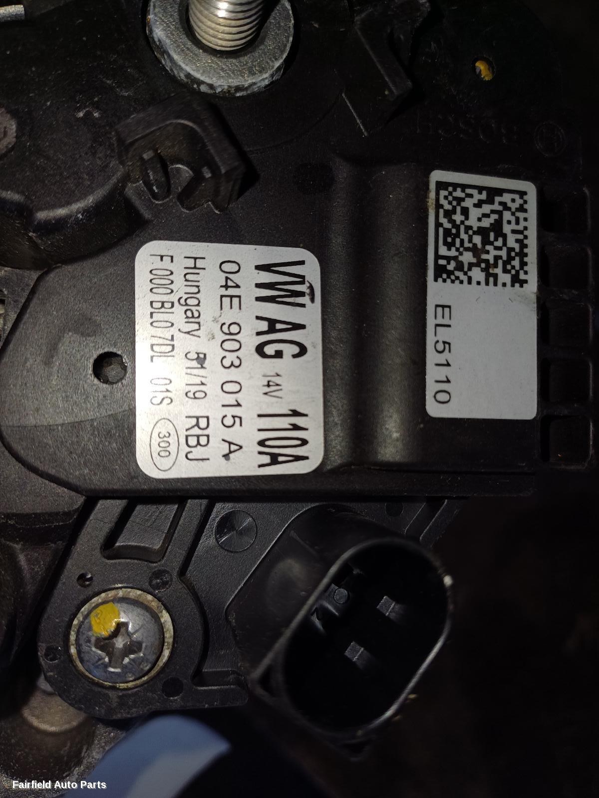 2020-2023 Volkswagen T-cross Alternator