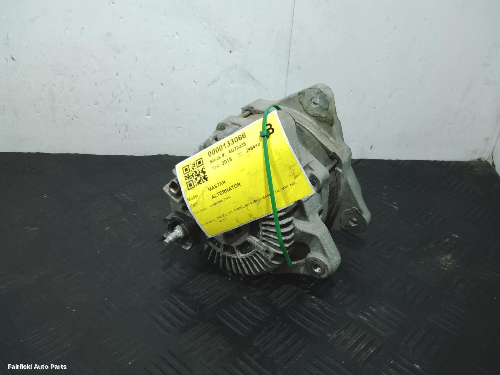 2011-2026 Renault Master Alternator
