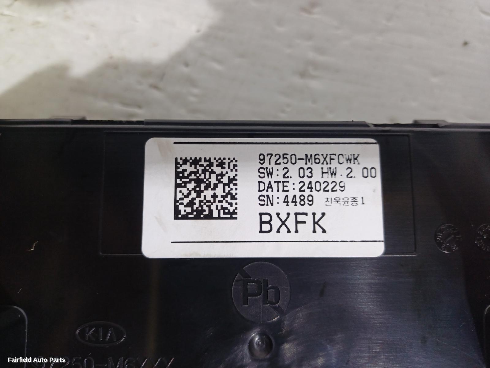 2018-2024 Kia Cerato Heater Ac Controls