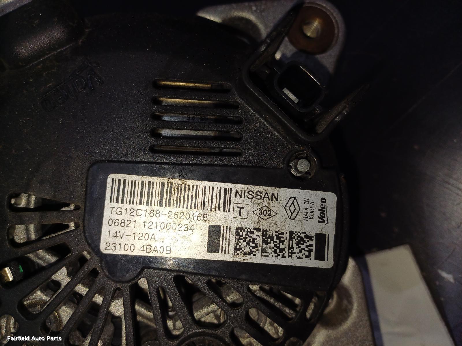 2014-2022 Nissan Xtrail Alternator