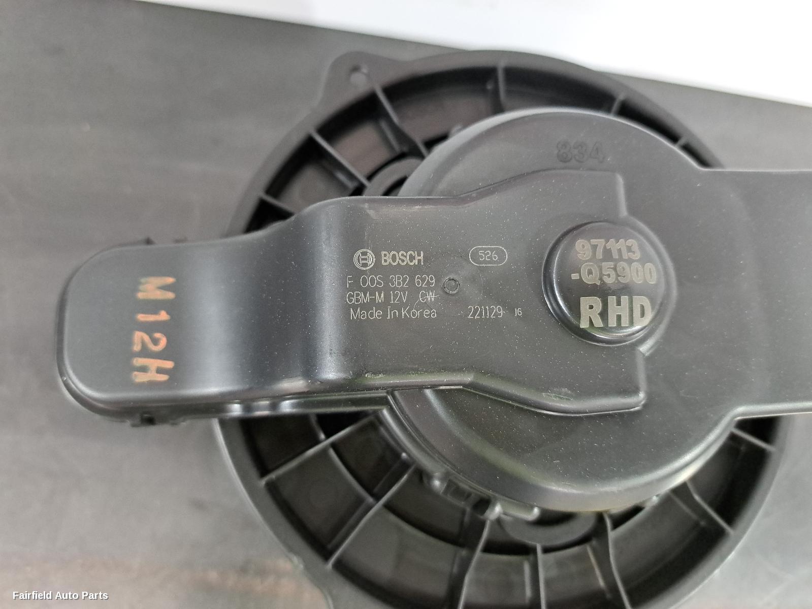 2019-2025 Kia Seltos Heater Fan Motor