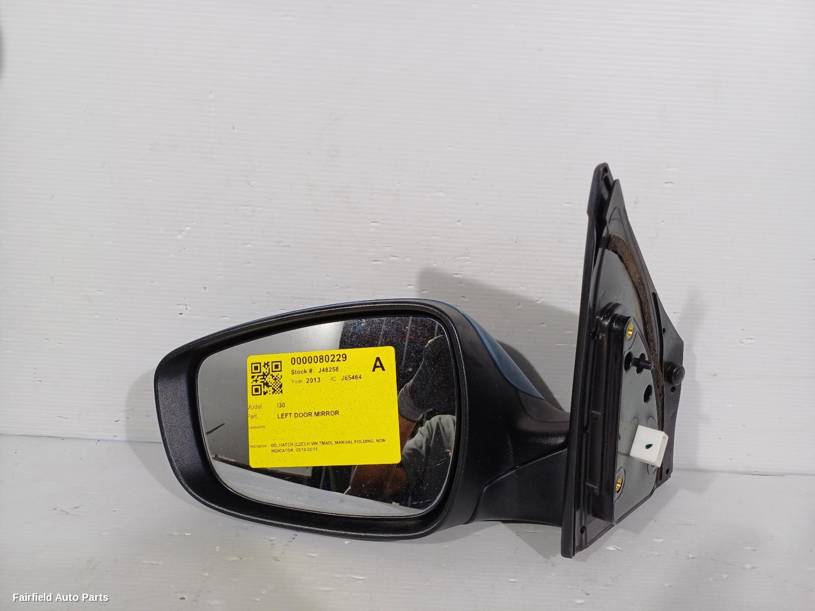 2012-2015 Hyundai I30 Left Door Mirror