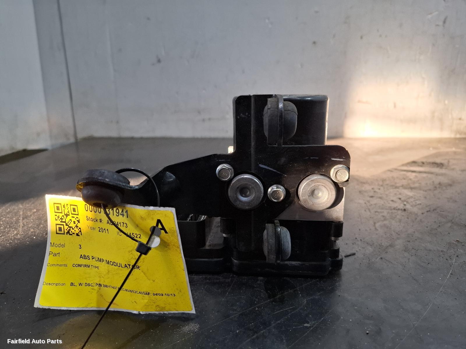 2009-2013 Mazda 3 Abs Pump Modulator