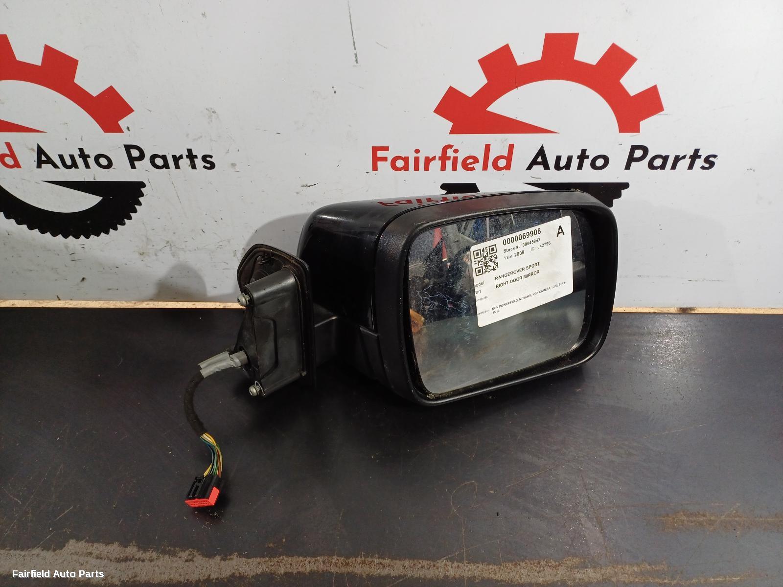 2009-2013 Land Rover Rangerover Sport Right Door Mirror