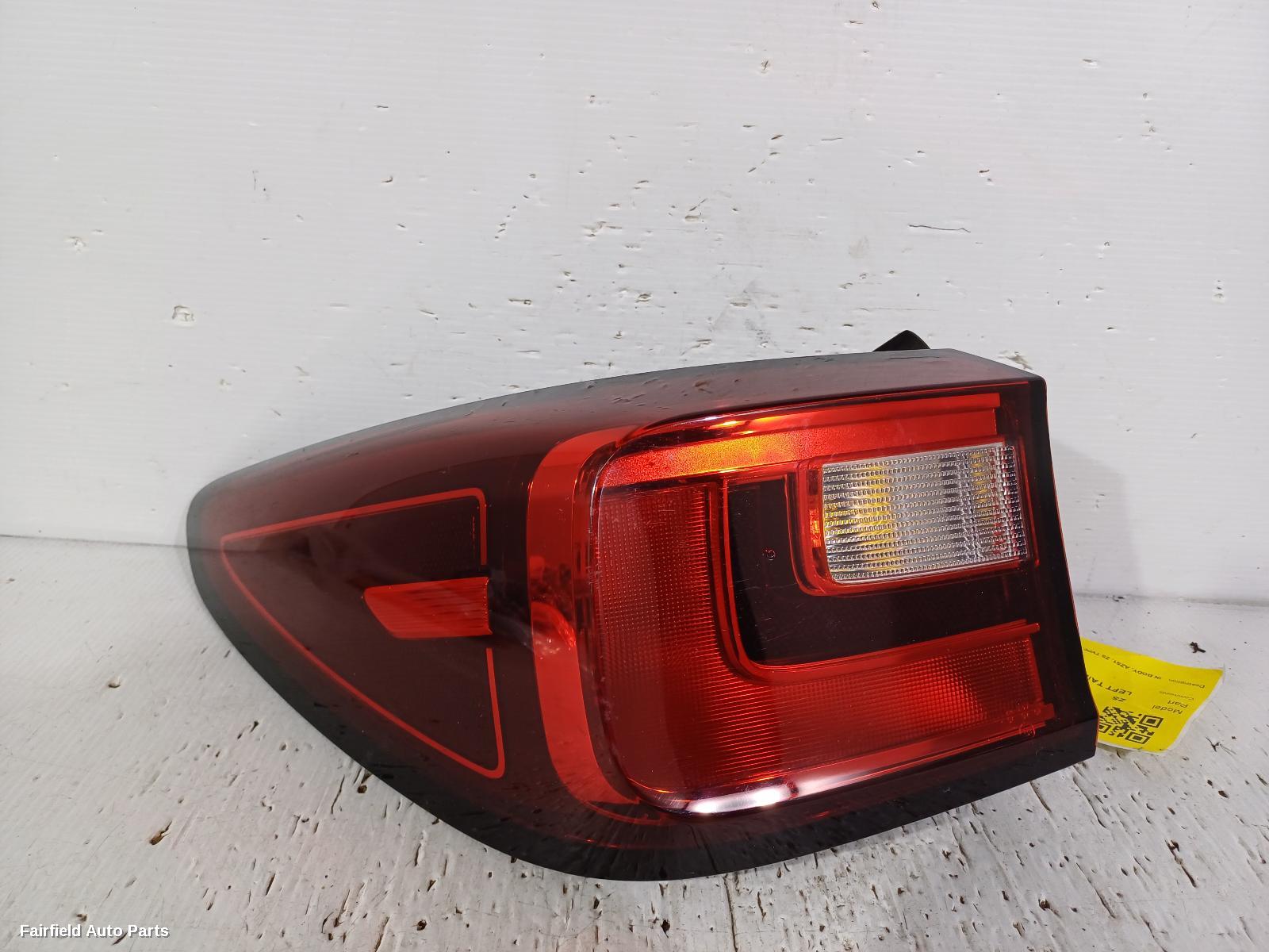 2017-2024 Mg Zs Left Taillight