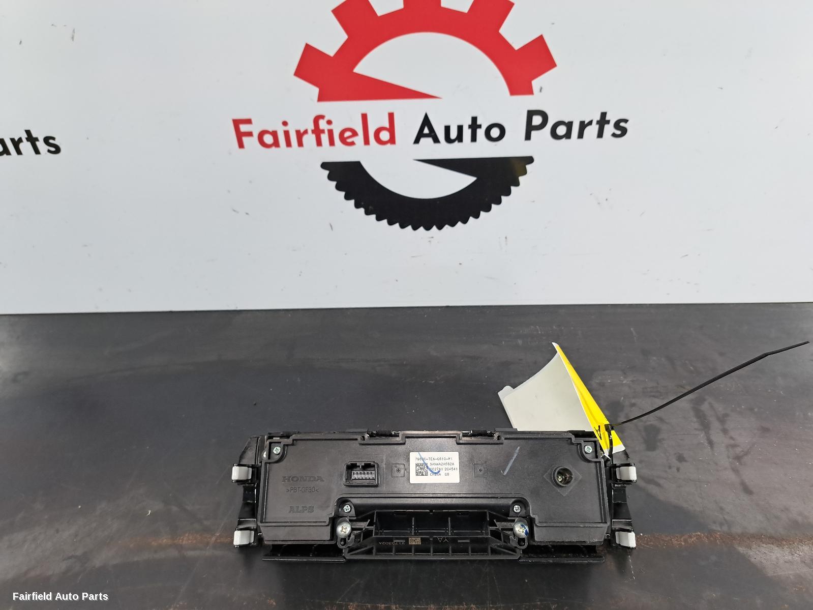 2016-2021 Honda Civic Heater Ac Controls