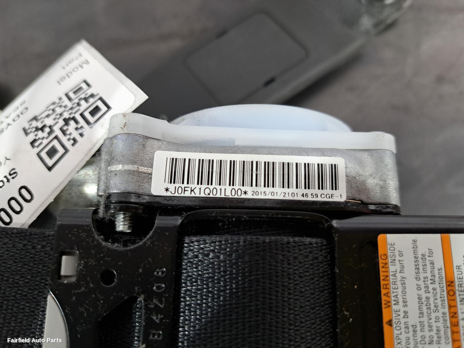 2014-2022 Honda Odyssey Seatbelt Stalk