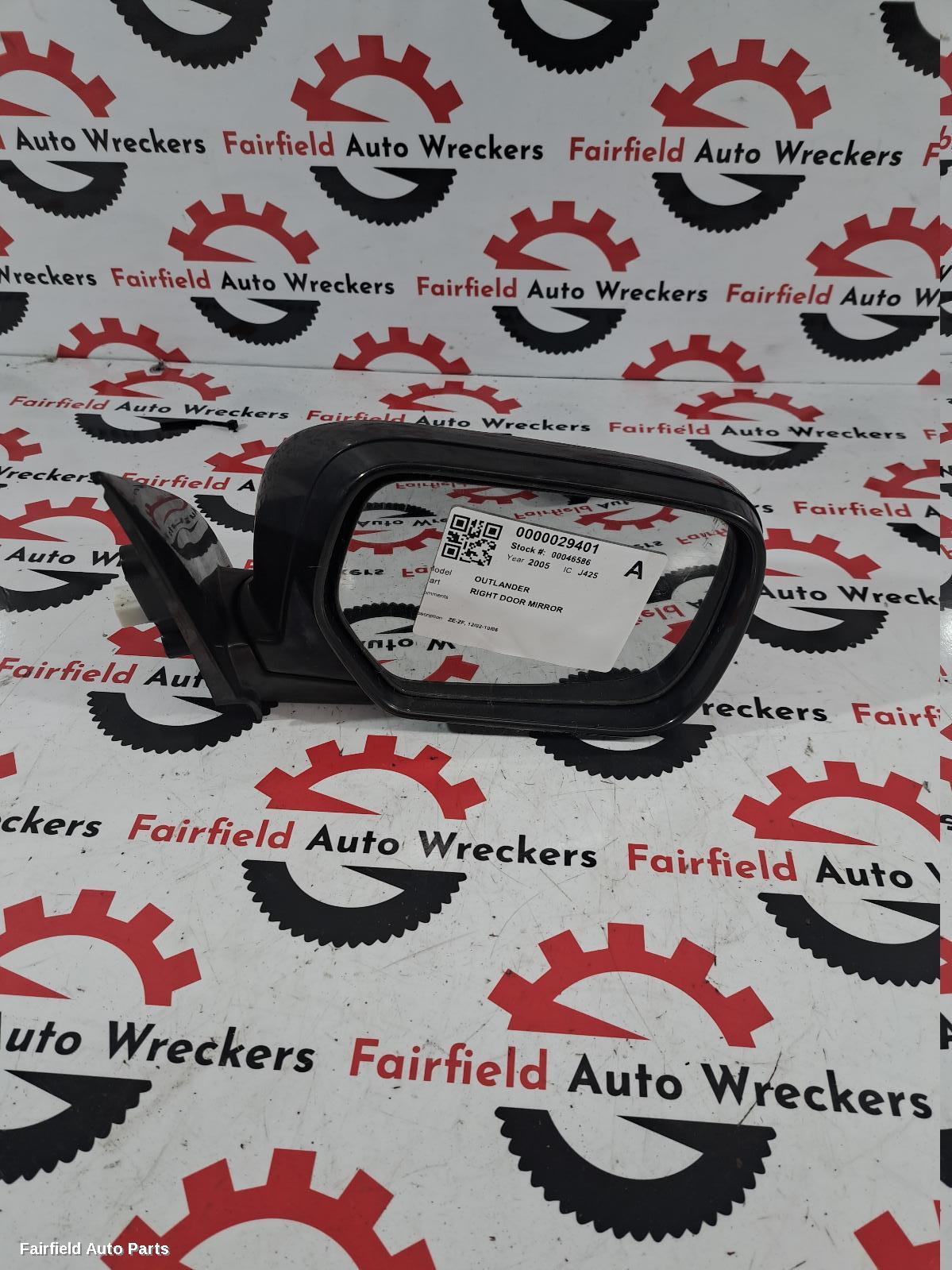 2002-2006 Mitsubishi Outlander Right Door Mirror