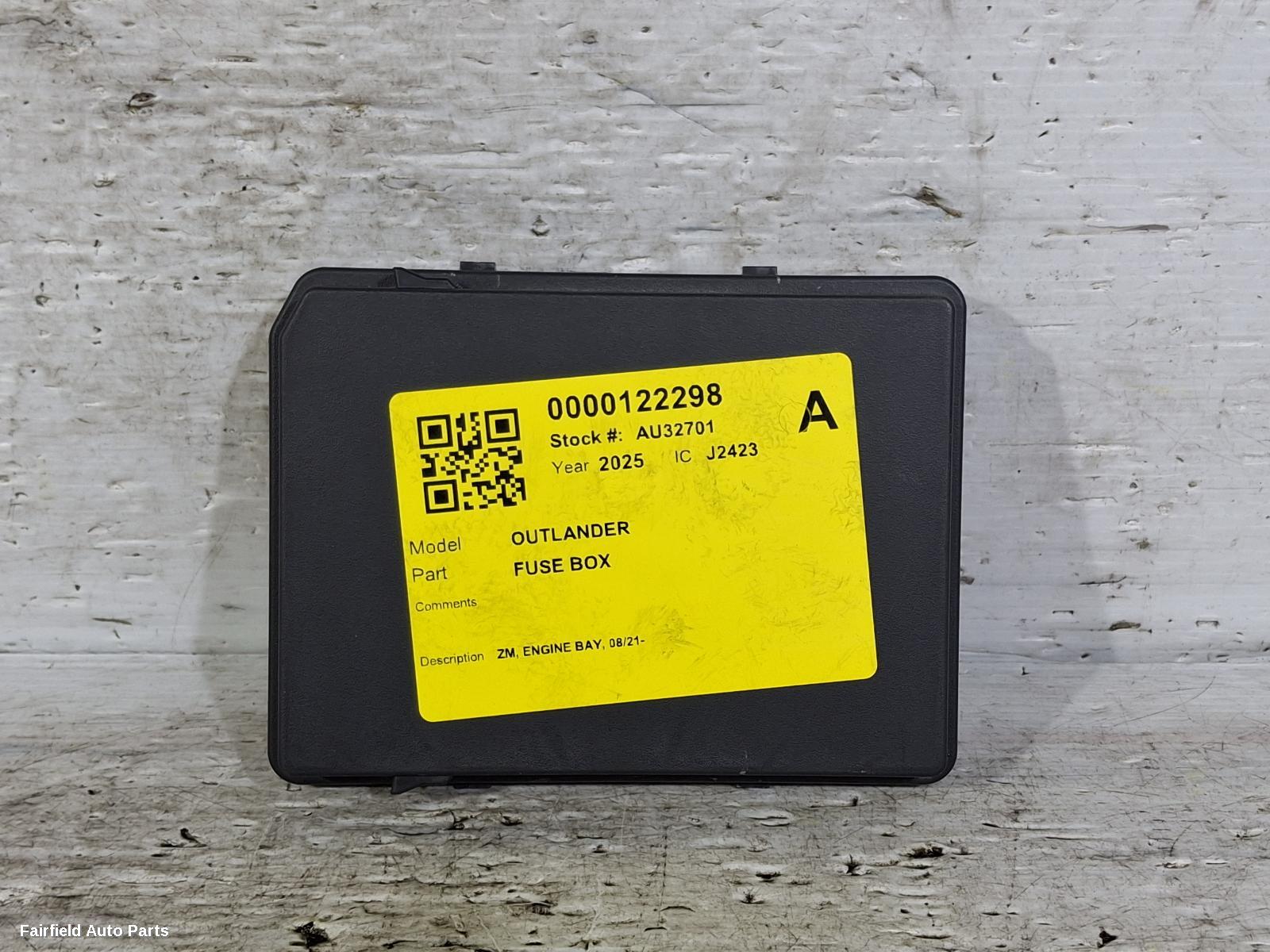 2021-2026 Mitsubishi Outlander Fuse Box